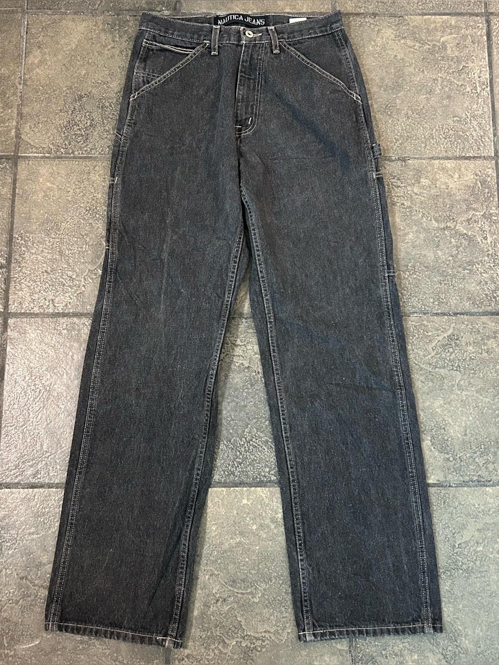 Vintage Y2K Nautica Jeans Carpenter Pants Size 32x34 Baggy Skater